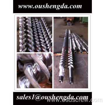 Top-level tungsten carbide screw for pvc pipe extrusion